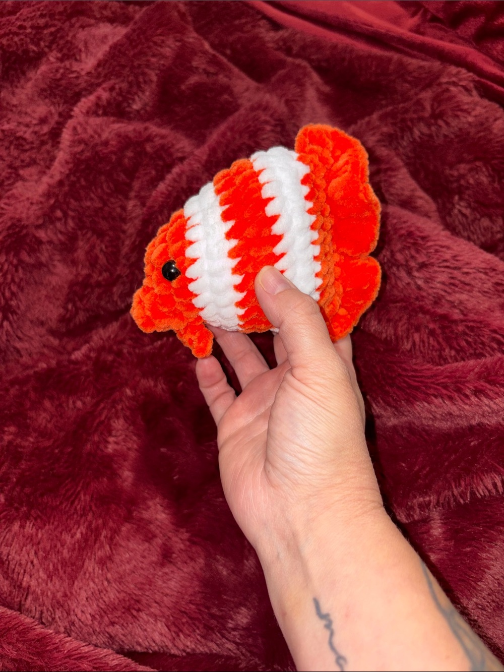Handmade Crochet Angelfish